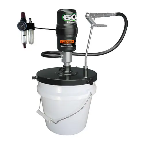 PIUSI P60:1 Pail Grease Kit, 35 lb. Pail, Air Operated, 3.3 lbs./min
