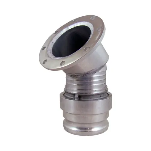 JME 4 in. TTMA Flange x 45° Elbow x Male Camlock Swivel