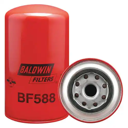 Baldwin Filters Secondary Spin-On Fuel Filter, 7/8 in. Thread, 4 1/4 in. Dia., 7 Micron, Each
