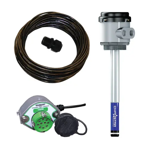 Civacon AV2-1 Single Compartment Hard-Wire Aviation Kit, 2-Wire, Green Thermistor Socket, 12 in. Sensor
