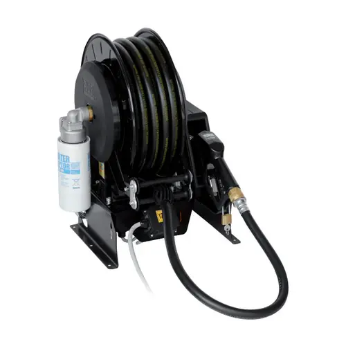 PIUSI Pitstop 12V DC Diesel Transfer System w/ 50 ft. Hose & Auto Nozzle