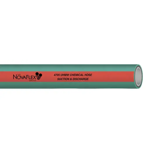 Novaflex 4705 2 in. 200 PSI UHMW Crush Resistant Chemical Suction & Discharge Hose - Hose Only