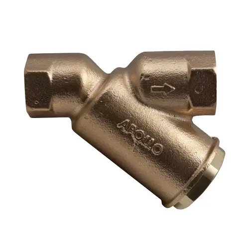 Apollo 59 Series 1 1/2 in. FNPT Cast Bronze Y-Strainer, 20 Mesh