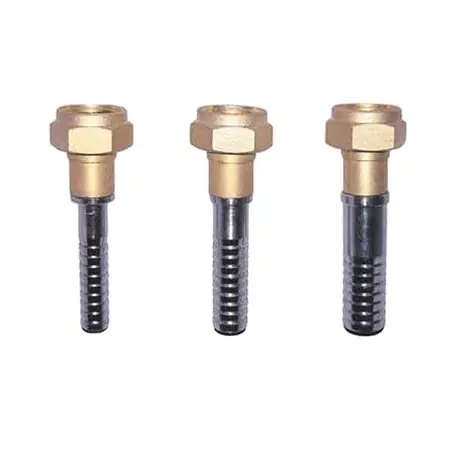 Superklean 8-FGHT Series 3/4 in. FGHT x Hose Barb Brass & 304 Stainless Steel Swivel Adapters