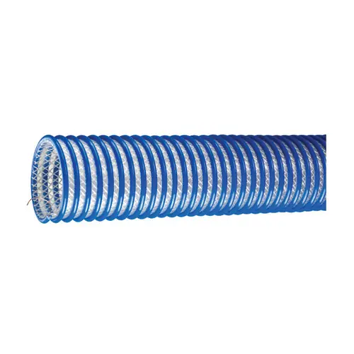 Kuriyama Tigerflex 2020 2 in. Heavy Duty Food Grade Polyurethane Fabric Enforced Material Handling Hose w/ Grounding Wire - Hose Only - 100 ft.