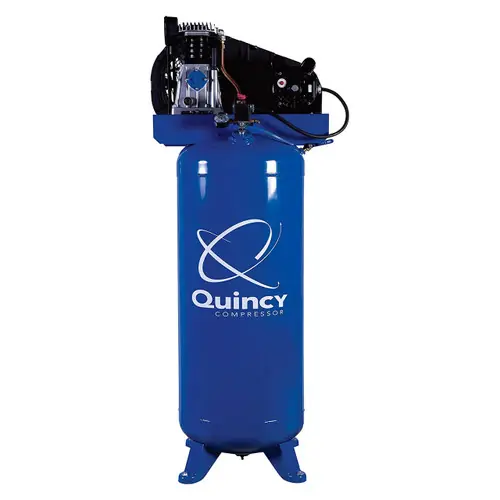 Quincy Compressor Q13160VQ SS Series Stationary Single-Stage 60 Gallon Air Compressor, 3.5 HP, Vertical, 230V 1-Phase