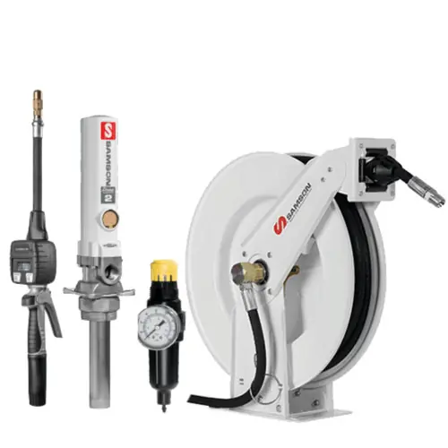 Samson 900542 Pumpmaster 4 5:1 Portable Oil Pump Package w/ 504 Series Reel and EC8 Handle