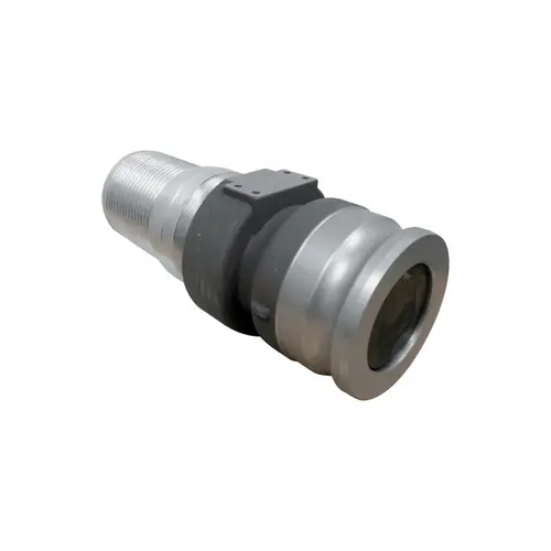 JME 4 in. Male Camlock with Poppet Check Valve & 4 in. Hose Shank