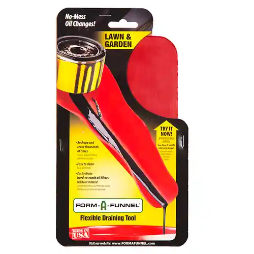 Form-A-Funnel LG-101 Lawn & Garden Flexible Draining Tool, 9 in. L x 4 3/4 in. W