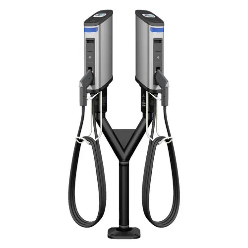 Gilbarco Amps2Go Series 6 Smart 7.2 kW Level 2 EV Charging Station, Dual Port w/ J1772 Connectors
