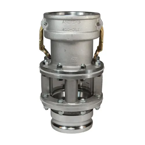 Dixon 3 in. Aluminum Hose Inline Sight Glass w/ 3 in. Cam & Groove Adapter x Coupler