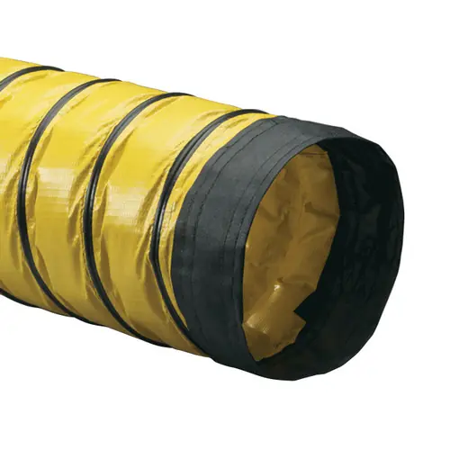 Flexaust Springflex Arctic Duct 3 25 ft. PVC Vinyl Coated Insulated Polyester Duct Hose