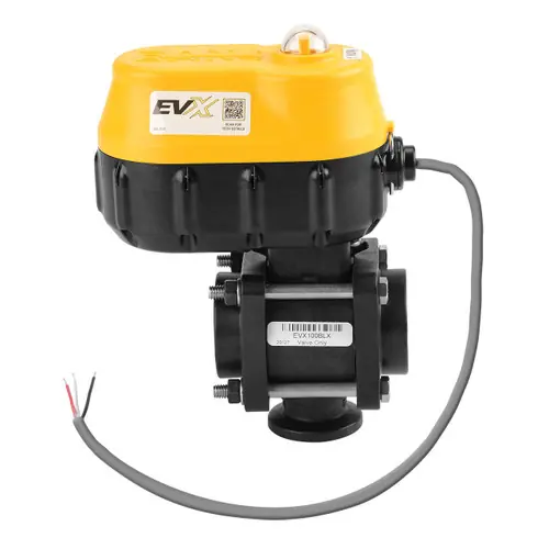 Banjo EVX Series 3/4 in. Full Port 3-Way Bottom Load Electric Ball Valve - On/Off Style