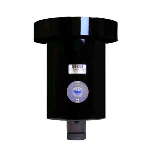 Des-Case DC-RS-15 3 in. NPT Rebuildable Steel Breather - 15 lbs. Silica Gel