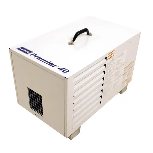 L.B. White Premier 40 Enclosed Flame Ductible 40,000 BTU LP Heater w/Thermostat and Hose