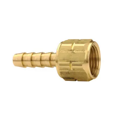 Dixon Acetylene Coupling Left Hand Thread x Hose Shank, 3/8 in. Hose ID, 11/16 in. Hex