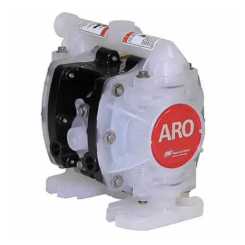 ARO Compact Series 1/4 in. NPT Conductive Polypropylene Air Diaphragm Pump w/ PTFE Diaphragms & Balls, Acetal Seats