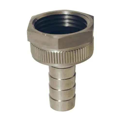 Dixon Standard Stainless Steel Female GHT Shank w/ Swivel Nut