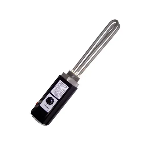 Caloritech CX Series 1 in. NPT CXCT110P1X11 Screwplug Immersion Heater w/ Thermostat - 3,412 BTU