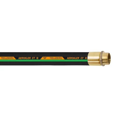 Trelleborg Aerokler CT 2 in. Low Temp. Aviation Fueling Hose Assemblies w/ Brass Male NPT Ends