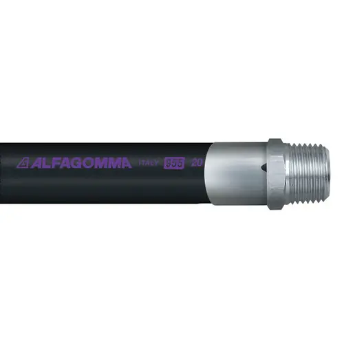 Kuriyama T955AA 1 in. DEF Dispensing Hose Assembly w/ Male NPT Stainless Steel Ends