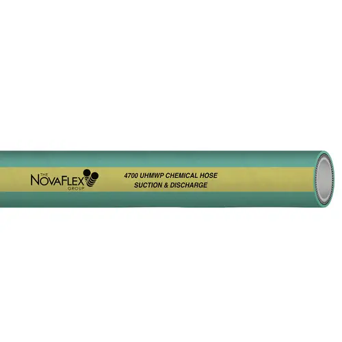 Novaflex 4700 2 in. 250 PSI UHMW Chemical Suction & Discharge Hose - Hose Only