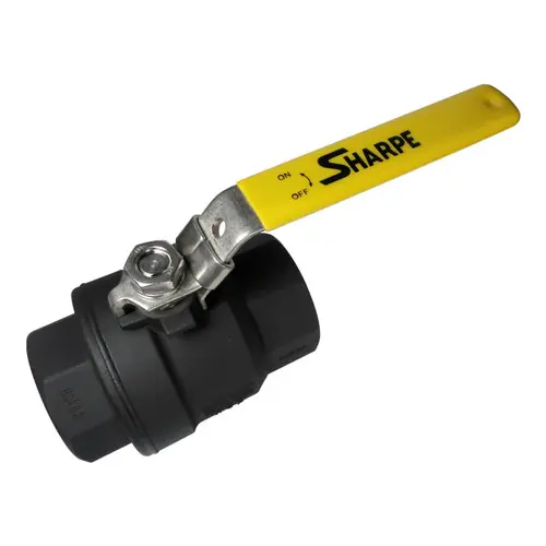 Sharpe 50B Series 1 in. NPS Full Port Carbon Steel Seal Welded 2-Piece Ball Valve, 2000 CWP