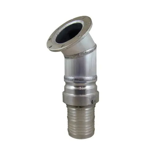 JME 4 in. TTMA Flange x 45° Elbow x Straight Shank Swivel
