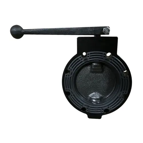 BTI 3-PV-C-BU-D PV Series 3 in. TTMA Flange Compact Aluminum Body Valve, Ductile Iron Disc, Nitrile Rubber Seat, Detent Handle