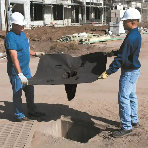 UltraTech Drain Guards® Model, 48 in. x 36 in. x 18 in., 0.87 Gallons Oil/40 lbs. Sediment