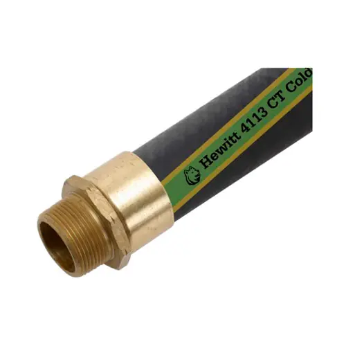 Hewitt 4113CT 2 1/2 in. Cold Temperature Aviation Fueling Hose Assemblies w/ Male NPT Ends