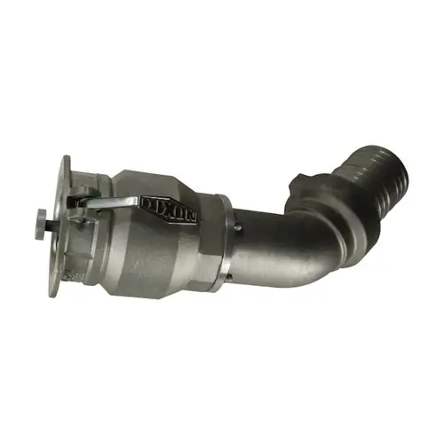 Dixon 4 in. Aluminum Vapor Recovery Coupler x 45° Swivel Hose Shank