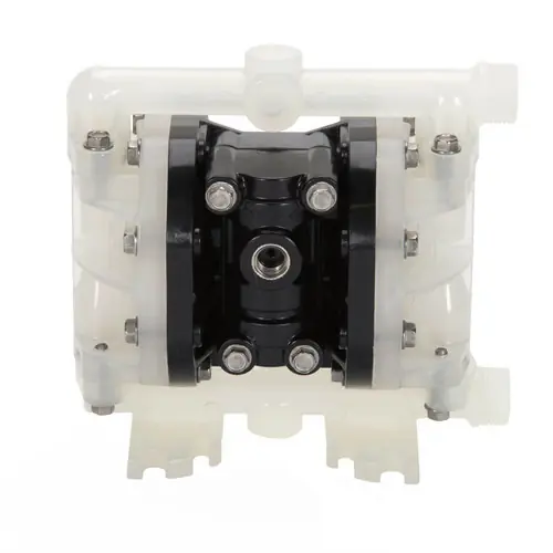 All-Flo A025 1/4in. NPS Polypropylene Air Diaphragm Pump w/ PTFE with Santoprene Backup Diaphragms, PTFE Balls & Polypropylene Seats