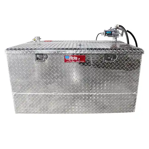 RDS 95 Gallon Aluminum Combo DOT Certified Tank and Tool Box with 8 GPM Transfer Pump