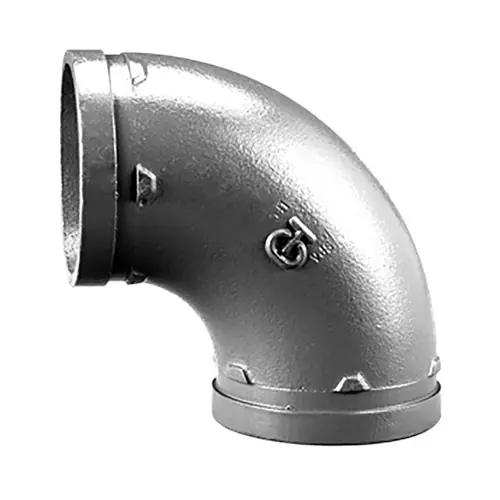 Shurjoint 7110 Grooved 90° Elbow, Galvanized
