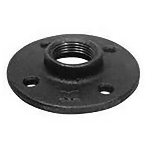 Service Metal Series SBFF Class 150 Black Malleable Iron 2 in. Floor Flange