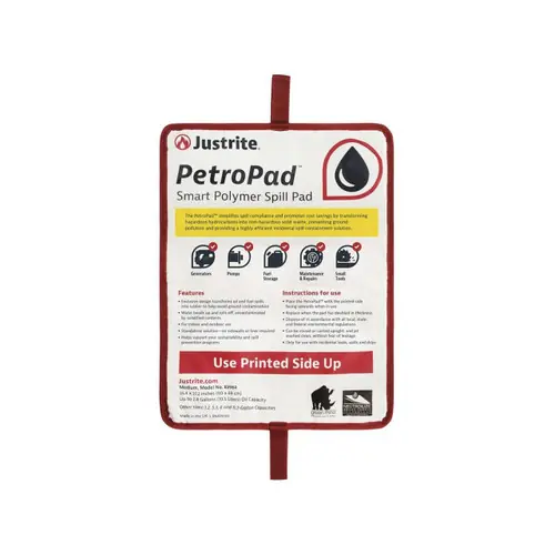Justrite PetroPad™ 83984 Reusable Medium Smart Polymer Spill Pad