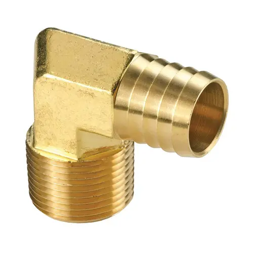Dixon Brass 90° Elbows NPT Male Insert Fittings