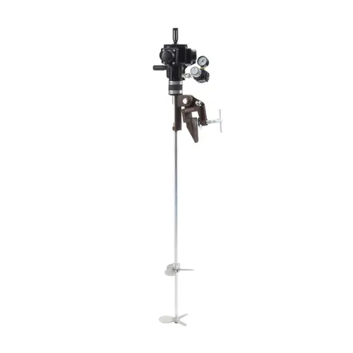 Graco Radial Piston Air Motor Driven Side Mount Agitator, 55 Gallon, Carbon Steel Direct Drive, 2 Aluminum Propellers