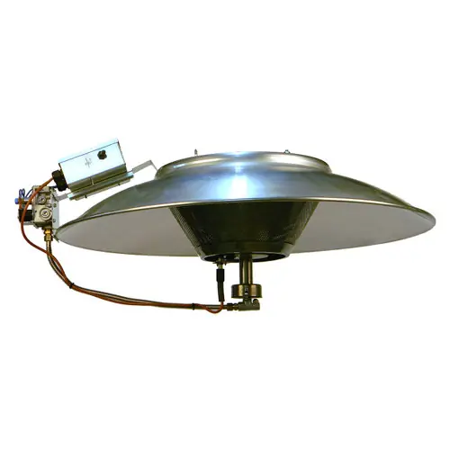 L. B. White H40 Radiant High Pressure Heat Brooder w/Spark Ignition, 40,000 BTU, LP & NG Fuel (AG Use Only)