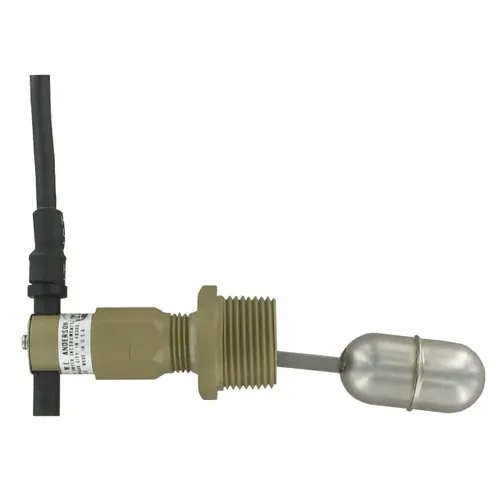 Dwyer Series L10 FLOTECT® Mini-Size Level Switch w/Brass Tee & 304 SS Spherical Float, Max. 250 PSI