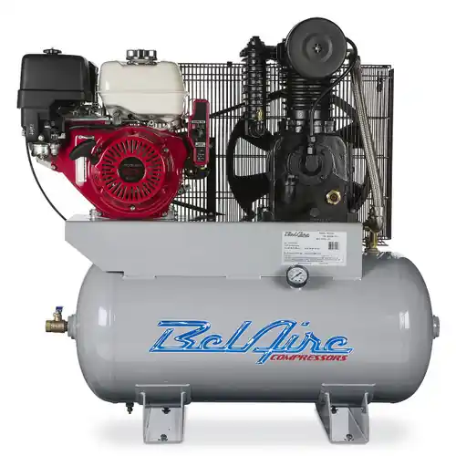 BelAire Iron Series 4G3HHL Truck Mount Two-Stage 30 Gallon Air Compressor w/Honda Engine & Electric Start, 13 HP