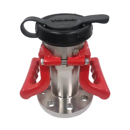 TODO-GAS 2 in. Stainless Steel Dry-Break Coupler w/ FKM Seals - 300# Flange