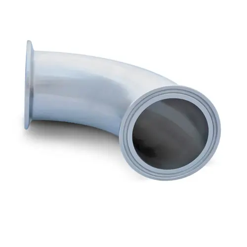 Steel & O'Brien 90° Elbow w/ Clamp Ends, 304 Polished SS