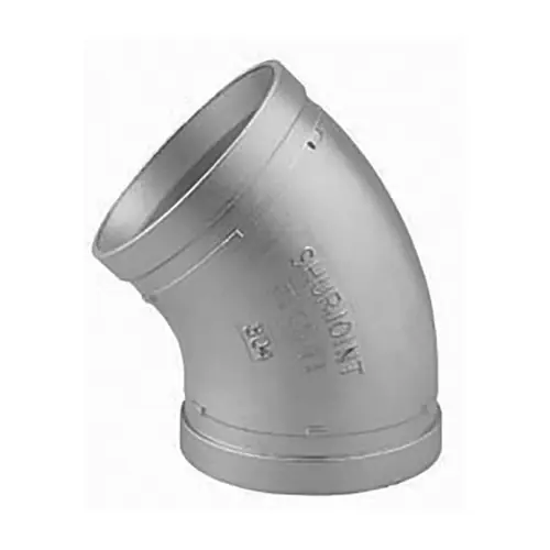 Shurjoint SS-11 Series Grooved 45° Elbow, 304 Stainless Steel