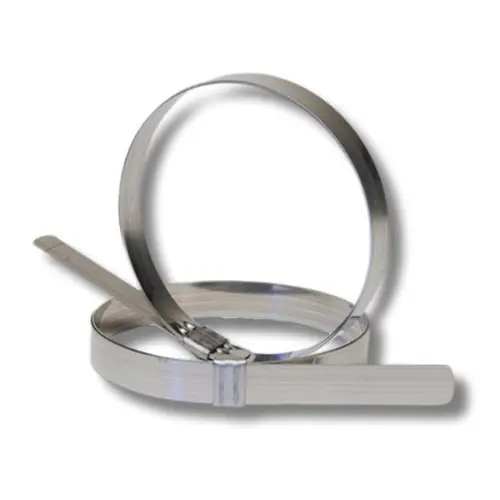 Strapbinder J-Series 2 in. ID x 5/8 in. Wide Preformed Stainless Steel Band Clamp