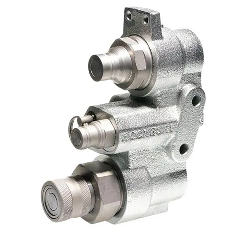 Holmbury HDB 3/4 in. Zinc Nickel Decompression Block Coupling, ISO 16028 W/ NBR and PTFE Seals