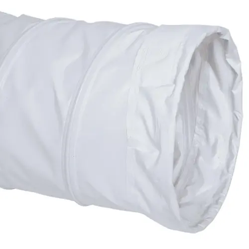 Flexaust Springflex FX-180 IF Sewn Single-ply PVC Coated Polyester Duct Hose 12 in. Dia. x 25 ft.