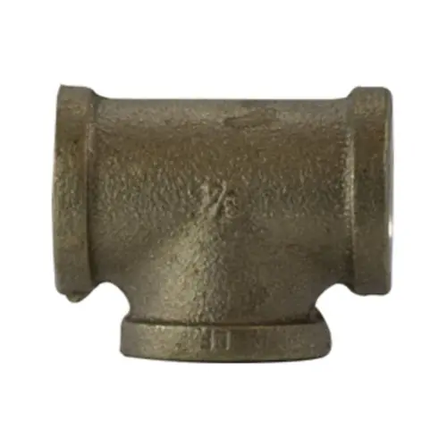 Midland Industries 44252LF Pipe Tee, Lead Free Bronze, 3/8 in. FPT x 3/8 in. FPT x 3/8 in. FPT