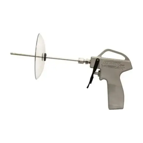 Exair 1604SS-6-CS VariBlast Compact Safety Air Gun with Model 1004SS Back Blow Air Nozzle, 6 in. Aluminum Extension Pipe & Chip Shield